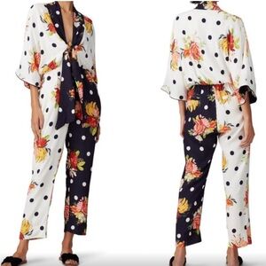 FARM Rio Floral Polka Dot Jumpsuit